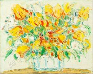 Bouquet-de-tulipes-jaunes-huile-sur-toile-65x81-Mallet-Japan-17mai-Japon.jpg