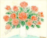 cottavoz-bouquet-de-roses-hst-38x46-Mallet-28.02-tokyo-japon.jpg